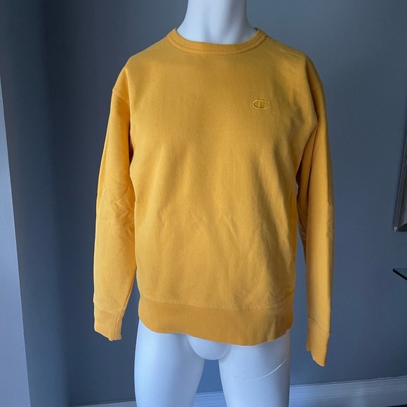 Champion Other - Champion Men's Mustard Crewneck Sweater